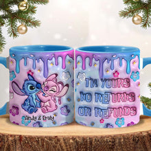 Load image into Gallery viewer, Personalized Ohana Accent Mug Custom Name Gift for Partner
