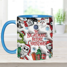 Load image into Gallery viewer, Personalized Nightmare Before Christmas Accent Mug Gift for Halloween &amp; Christmas

