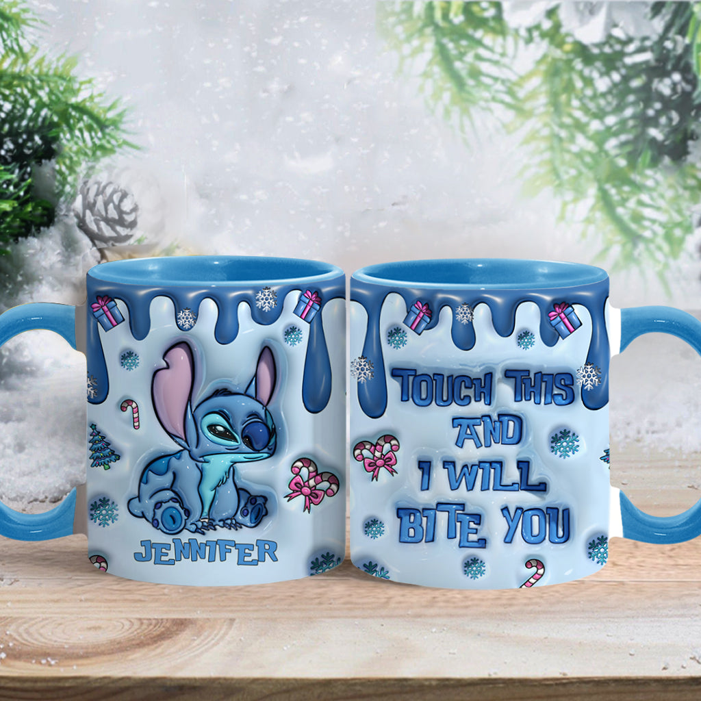 Personalized Ohana Accent Mug Custom Name Birthday Gift