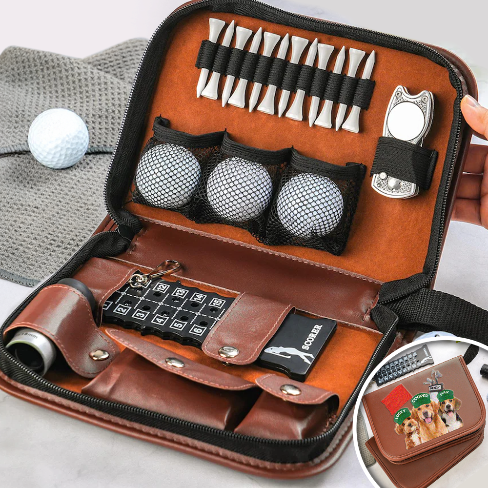 Personalized Dog Photo Golf Bag Gift for Dog Dad Father's Day