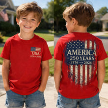 Load image into Gallery viewer, America 250th Anniversary Kids T-Shirt Personalized Gift
