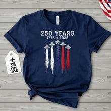 Load image into Gallery viewer, Personalized USA Independence Day T-Shirt Custom Name Gift
