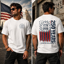 Load image into Gallery viewer, Personalized 4th of July Comfort Shirt Custom USA Flag Gift
