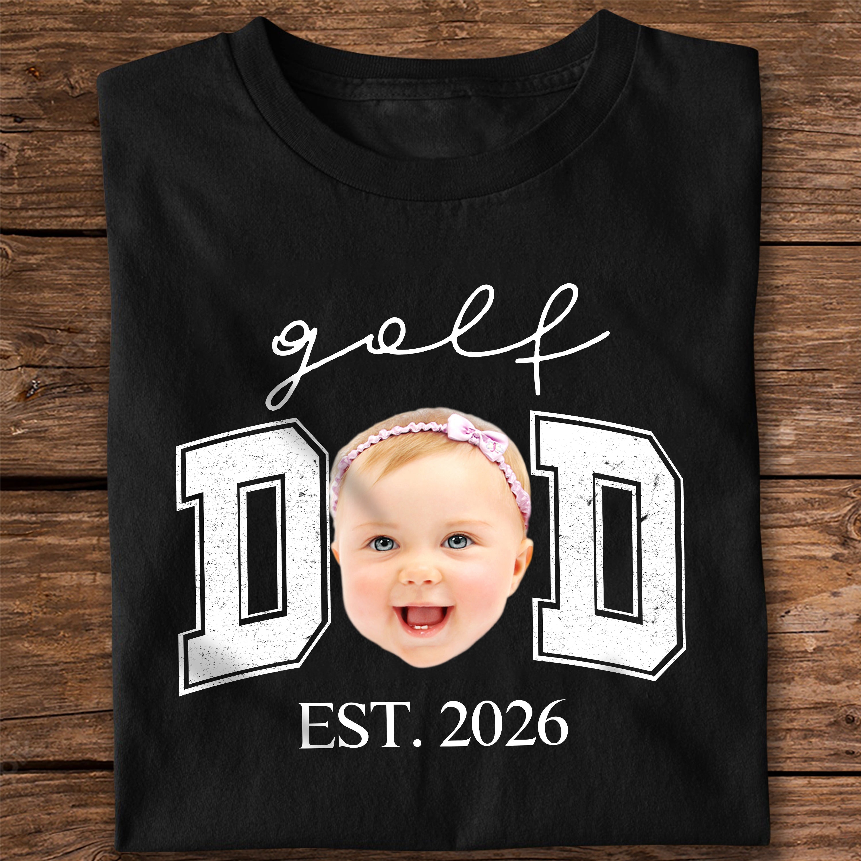 Personalized Photo T-Shirt Gift for Dad Father's Day Custom