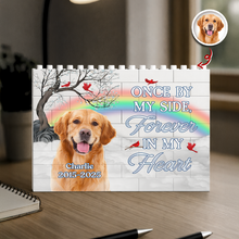 Load image into Gallery viewer, Custom Photo Dog Cat Memorial Building Block Personalized Gift
