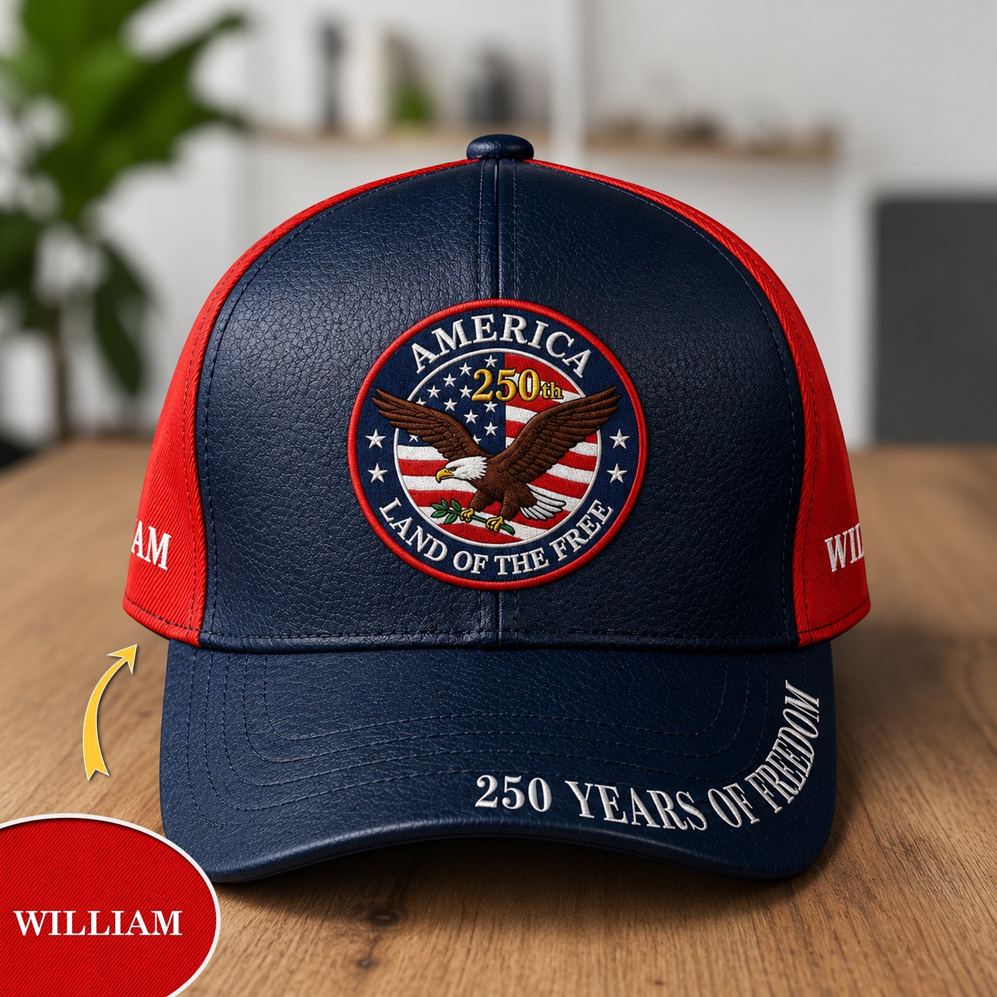 Personalized 250 Years Cap Custom Name Gift for Dad