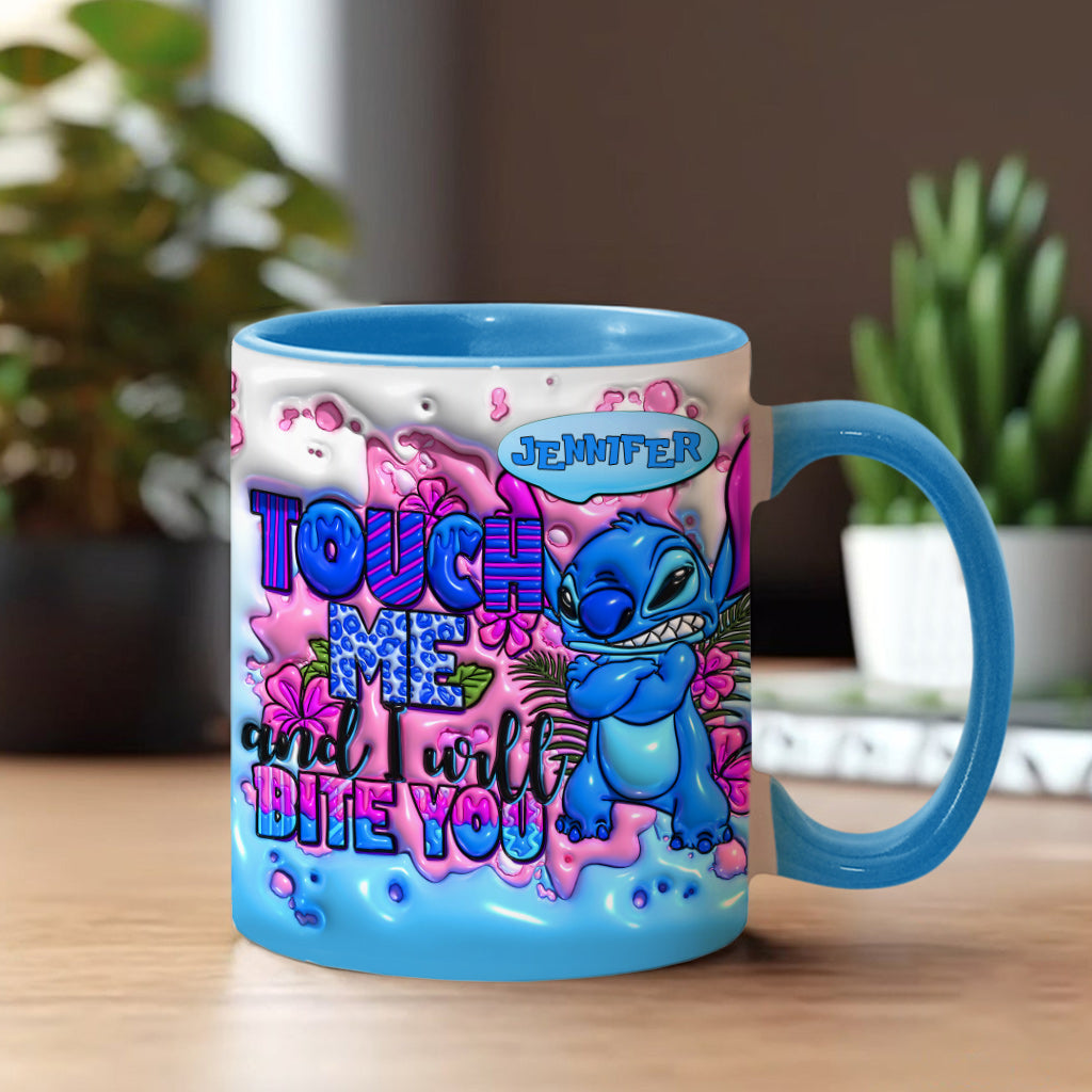 Personalized Ohana Accent Mug Custom Name Unique Gift