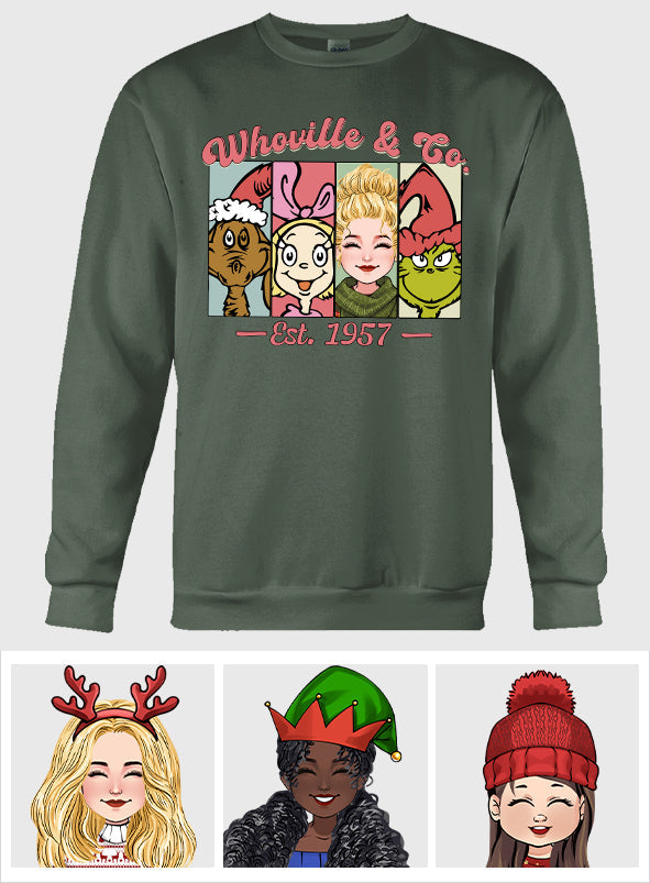 Personalized Whoville & Co. Christmas All Over Shirt Gift