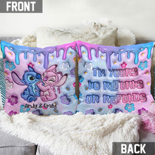 Load image into Gallery viewer, Personalized Ohana Throw Pillow Custom Names Gift for Couples
