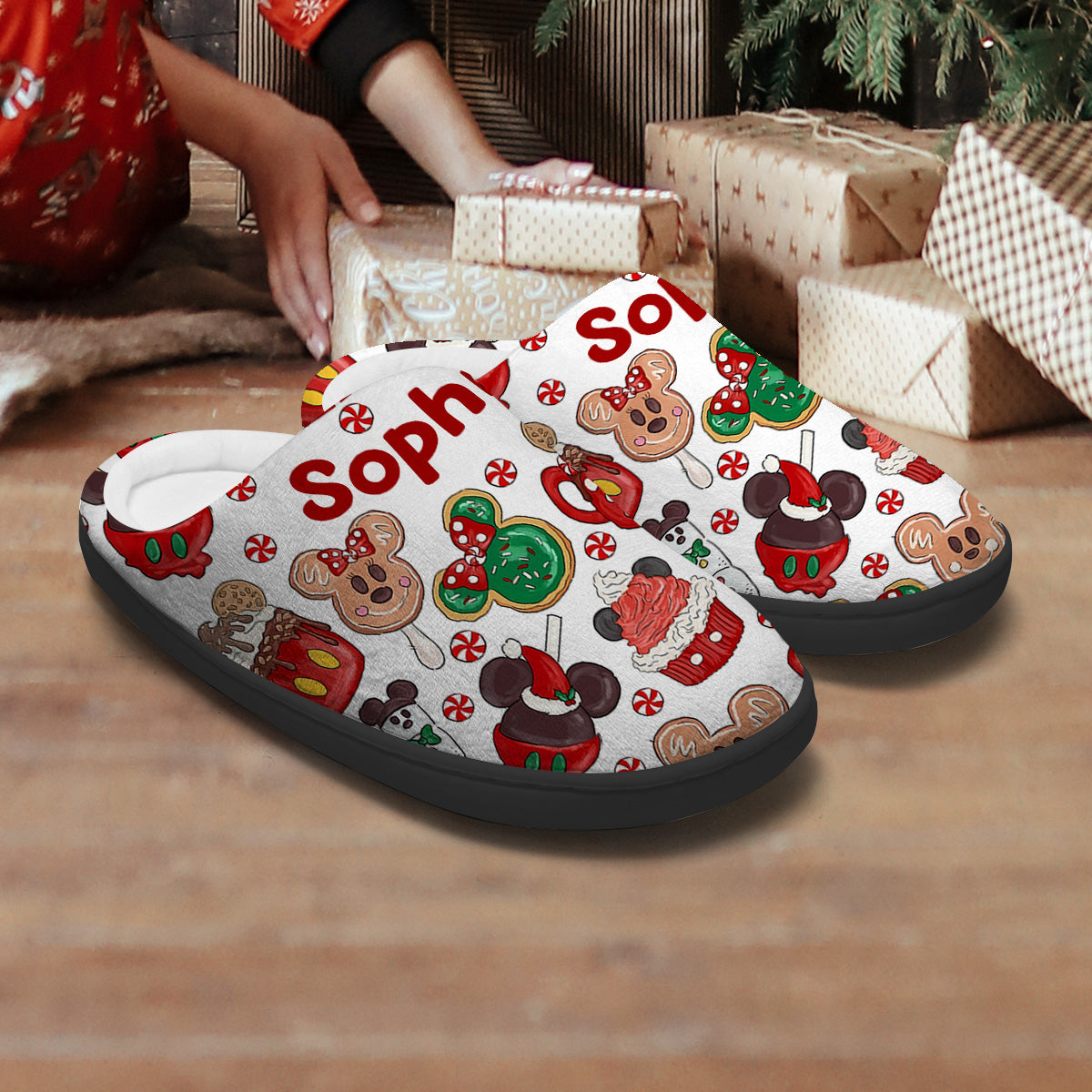 Personalized Cozy Slippers with Custom Design for Kids and Adults