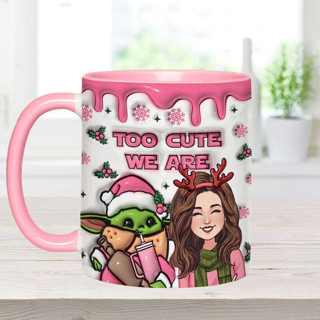 Personalized Cute Accent Mug Custom Name Gift for Mom
