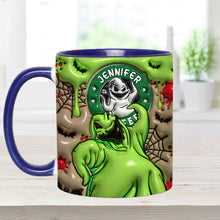 Load image into Gallery viewer, Personalized Halloween Accent Mug Custom Name Gift Idea
