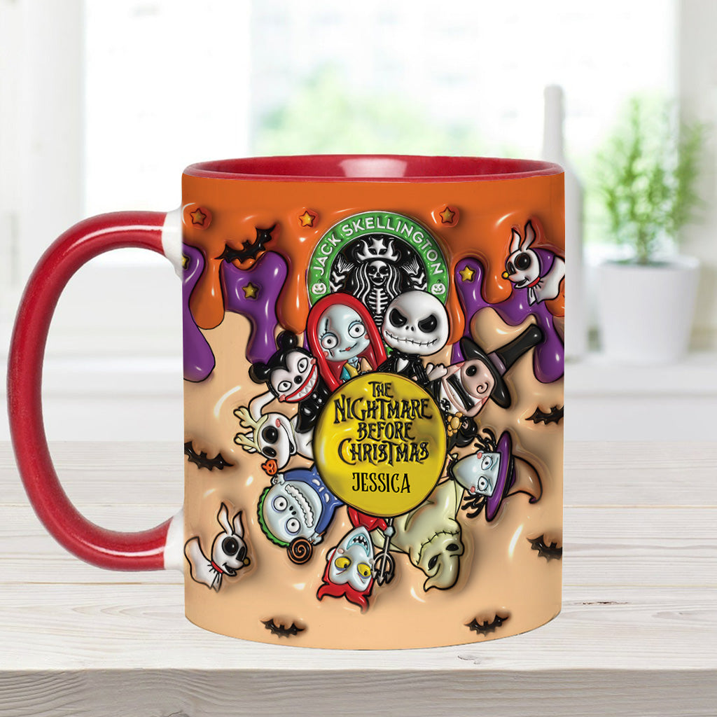 Personalized Nightmare Before Christmas Mug Custom Name Gift