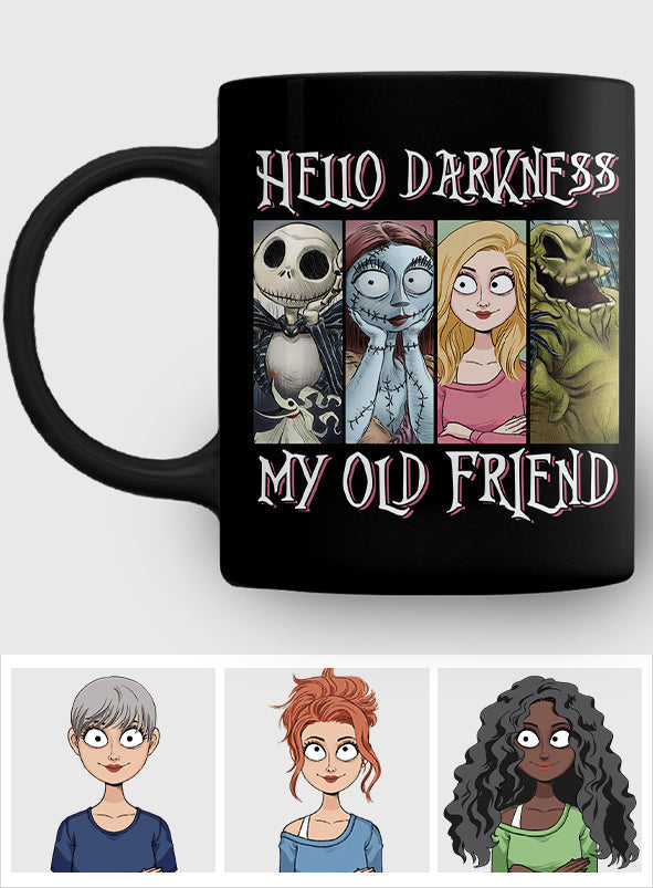 Personalized Nightmare Mug Hello Darkness Gift for Horror Fans