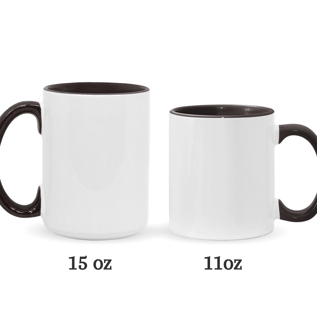 Personalized Christmas Accent Mug with Glittery Design for Mom