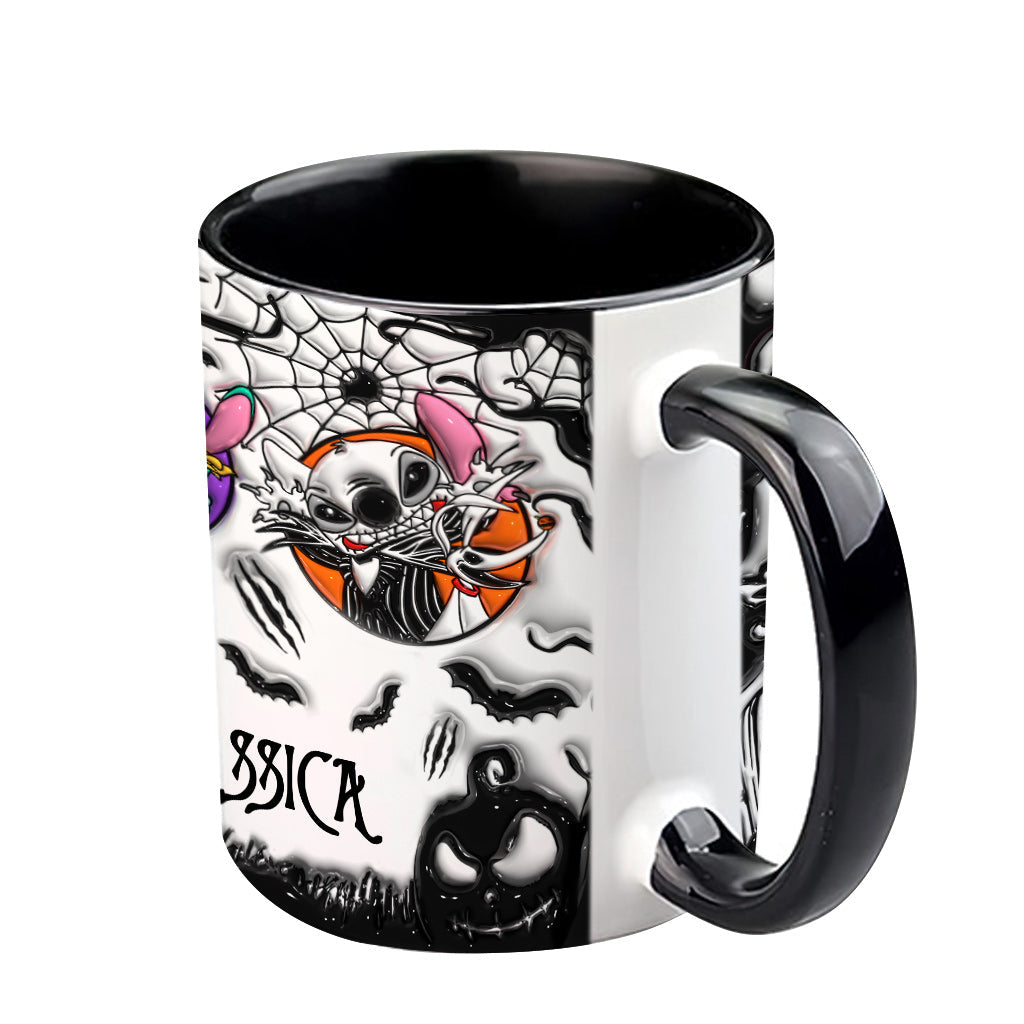 Personalized Nightmare Before Christmas Accent Mug for Gifts