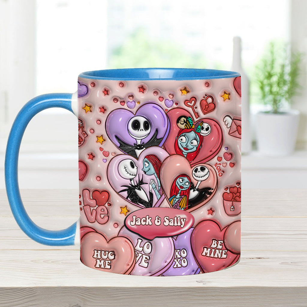 Personalized Nightmare Before Christmas Mug Custom Name Gift for Couples