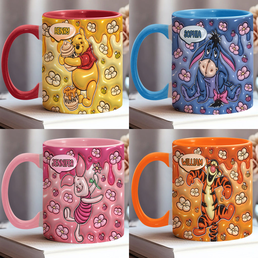 Personalized Mouse Accent Mug Custom Name Gift for Kids