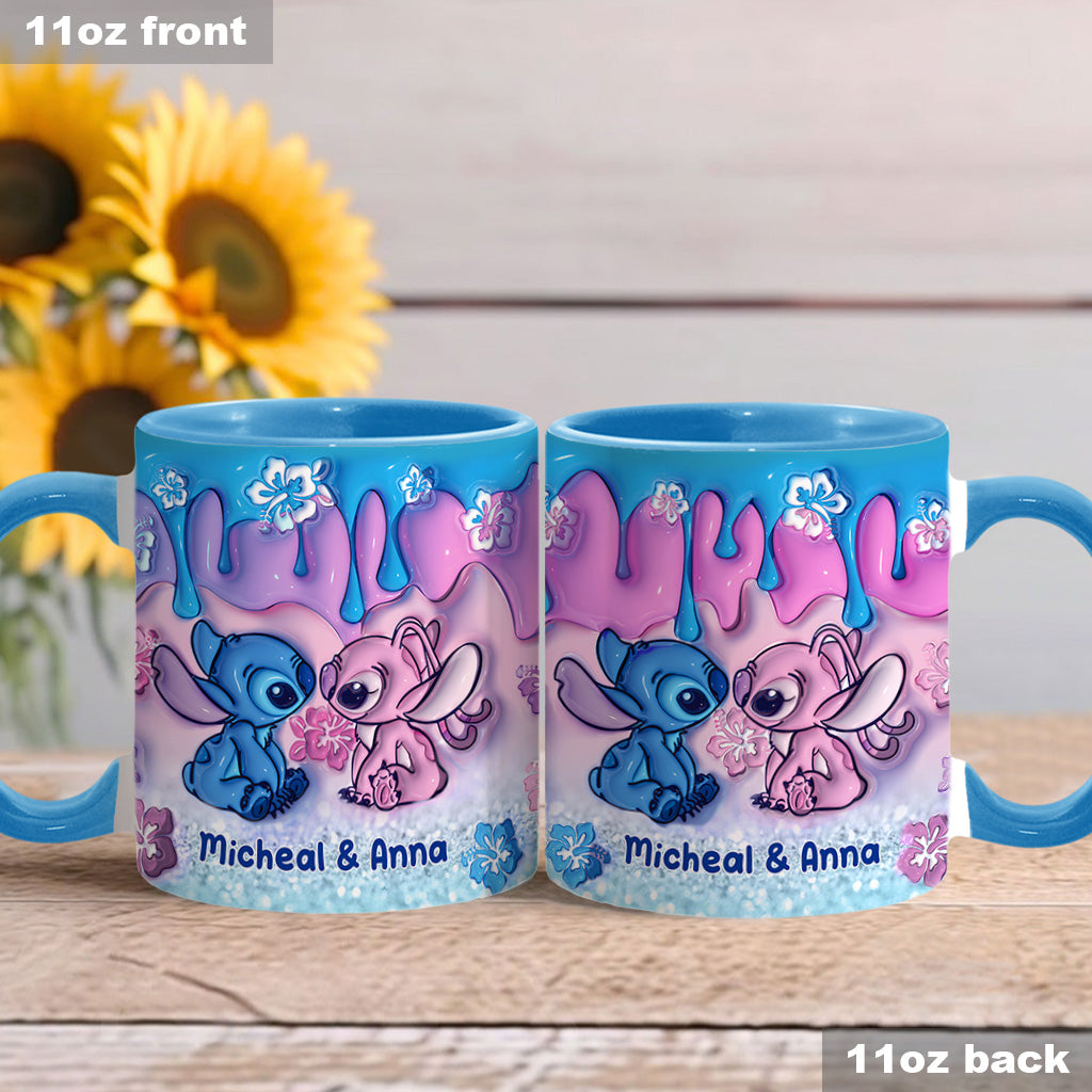 Personalized Ohana Accent Mug Unique Gift for Couples