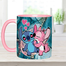 Load image into Gallery viewer, Personalized Ohana Accent Mug Custom Name Gift for Couples
