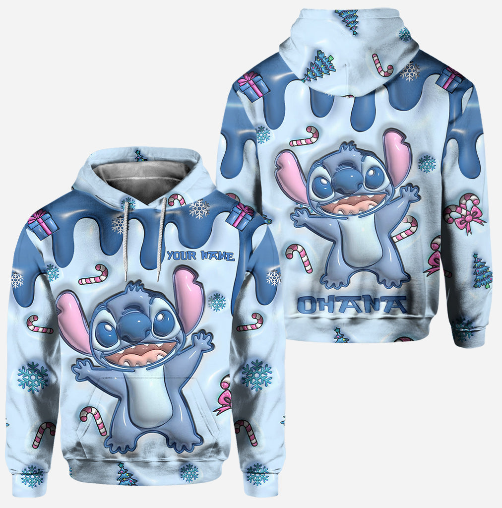 Personalized Ohana Hoodie and Leggings Set Custom Name Gift