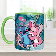 Load image into Gallery viewer, Personalized Ohana Accent Mug Custom Name Gift for Couples
