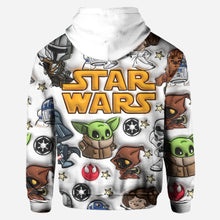 Load image into Gallery viewer, Personalized Star Wars Hoodie and Leggings Set Custom Name Gift
