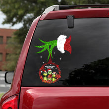 Load image into Gallery viewer, Personalized Merry Grinchmas Decal Die Cut for Christmas
