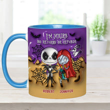 Load image into Gallery viewer, Personalized Nightmare Accent Mug Custom Name Gift for Couples Halloween
