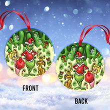 Load image into Gallery viewer, Personalized Grinchmas Christmas Ornament Custom Gift
