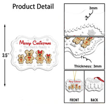 Load image into Gallery viewer, Personalized Christmas Ornament Custom Family Gift Acrylic 3mm
