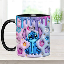 Load image into Gallery viewer, Personalized Ohana Accent Mug Custom Name Gift for Family

