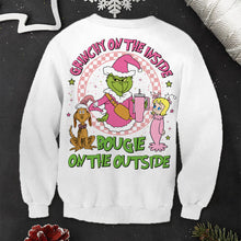 Load image into Gallery viewer, Personalized Grinchy On The Inside Christmas Ugly Sweater Gift
