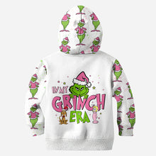 Load image into Gallery viewer, Personalized Grinch Era Christmas Hoodie and Leggings Set
