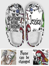 Load image into Gallery viewer, Personalized Nightmare Slippers Cozy Custom Design Gift
