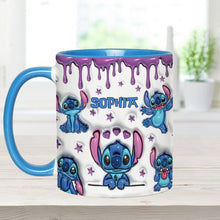 Load image into Gallery viewer, Personalized Ohana Accent Mug Custom Name Gift for Family

