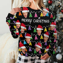 Load image into Gallery viewer, Personalized Merry Christmas Mouse Ear Ugly Sweater Gift
