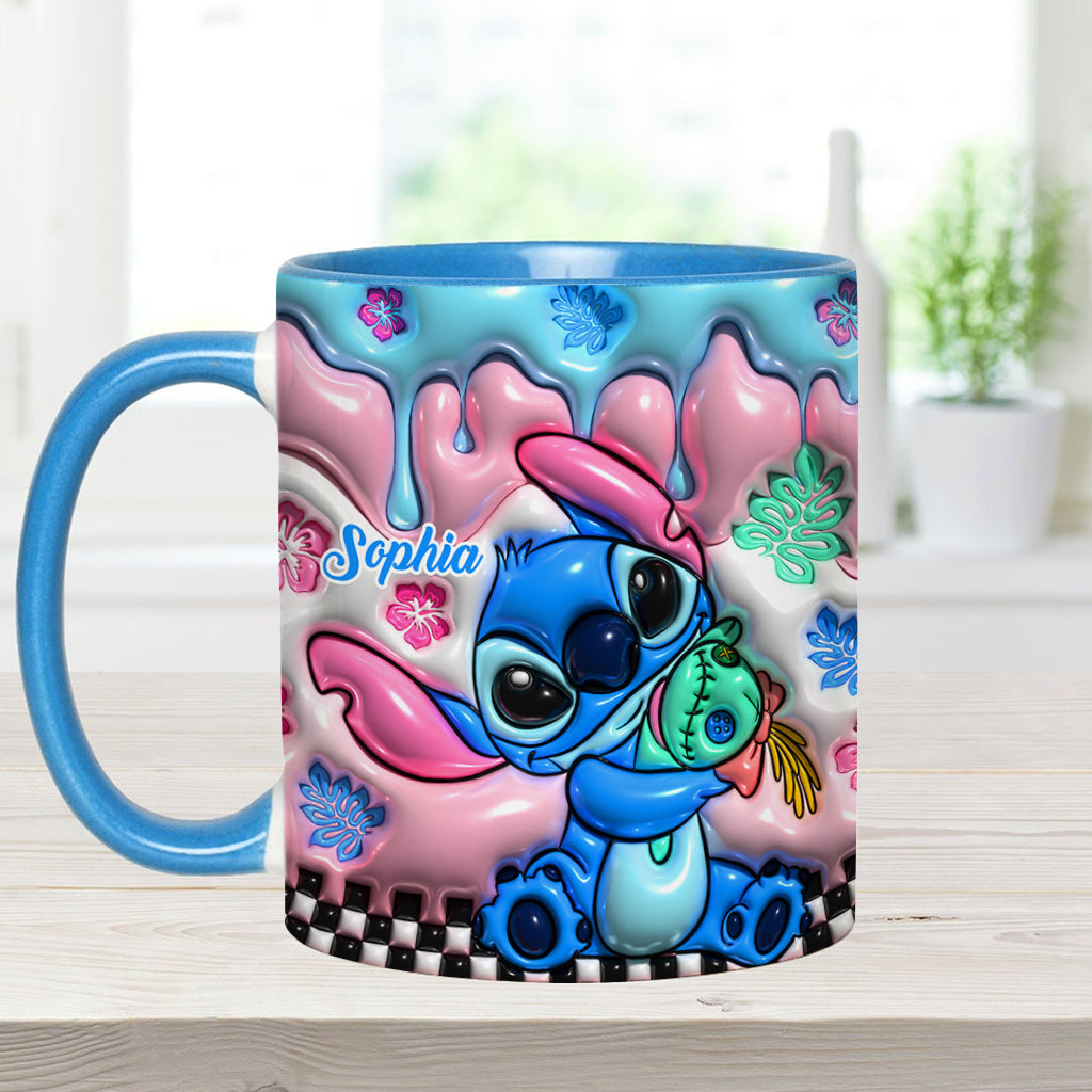 Personalized Ohana Accent Mug Custom Name Gift for Family