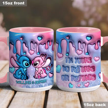 Load image into Gallery viewer, Personalized Ohana Accent Mug Custom Names Gift for Couple
