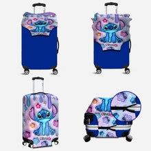 Load image into Gallery viewer, Personalized Ohana Luggage Cover Custom Name Gift for Travelers
