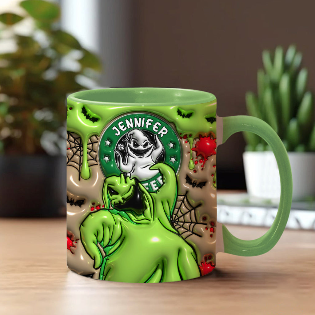 Personalized Halloween Accent Mug Custom Name Gift Idea