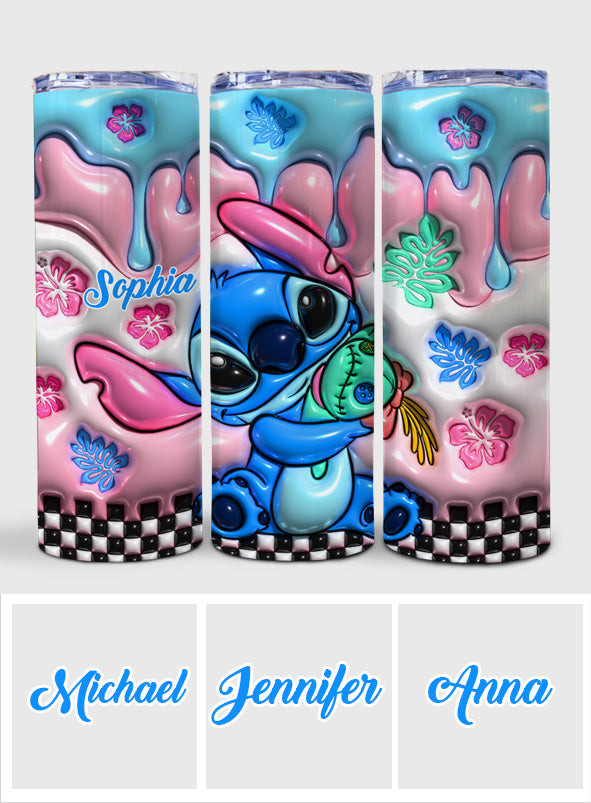 Personalized Ohana Skinny Tumbler Custom Name Gift for Family