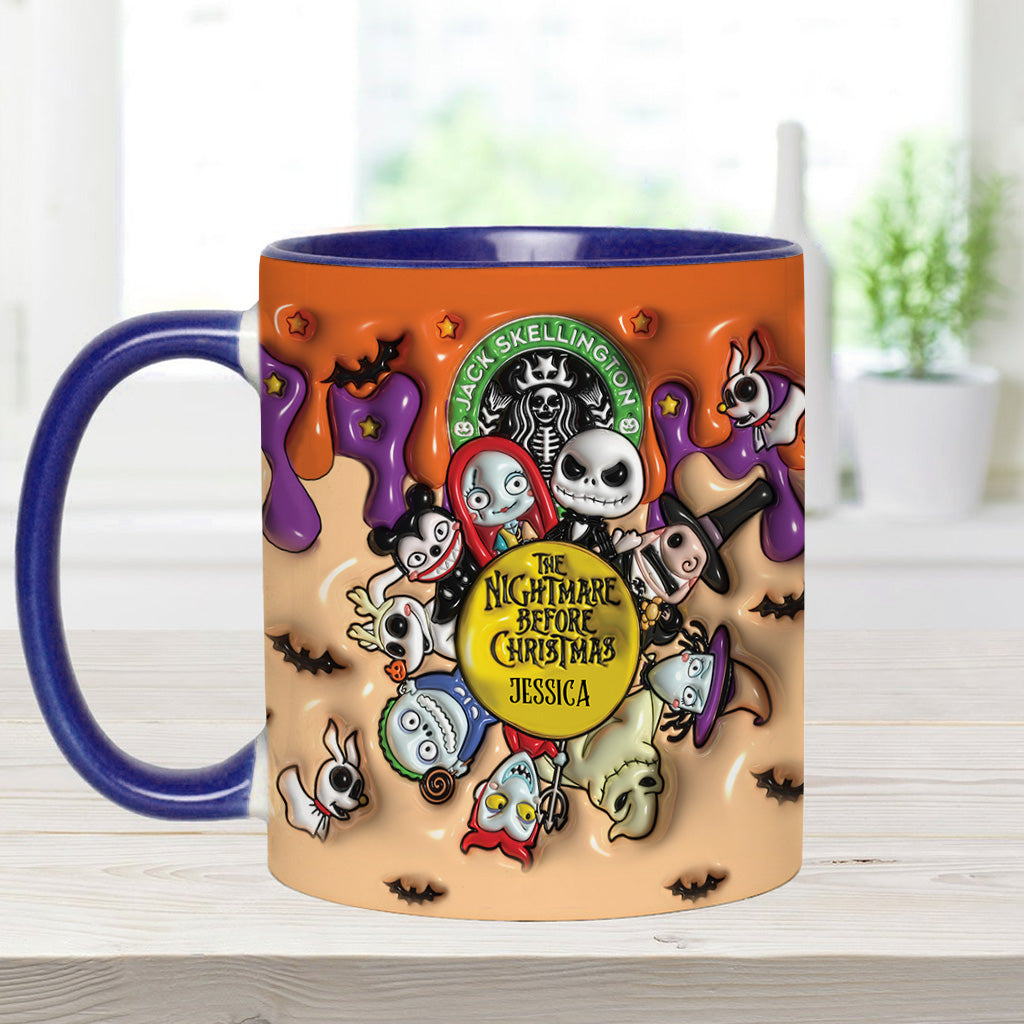 Personalized Nightmare Before Christmas Mug Custom Name Gift