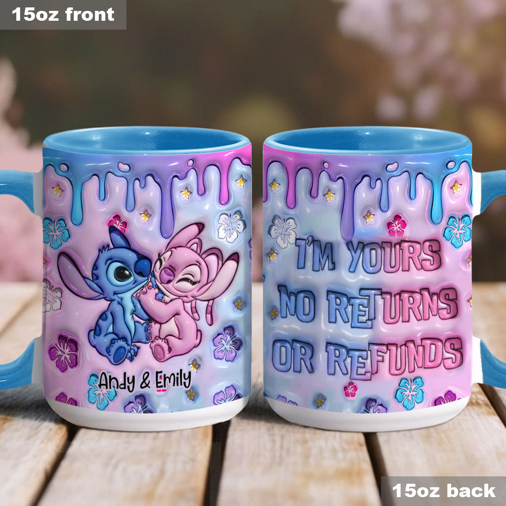Personalized Ohana Accent Mug Custom Name Gift for Partner