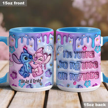 Load image into Gallery viewer, Personalized Ohana Accent Mug Custom Name Gift for Partner
