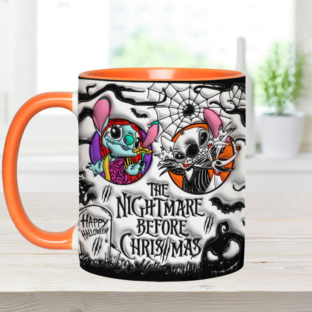 Personalized Nightmare Before Christmas Accent Mug for Gifts