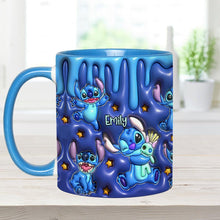 Load image into Gallery viewer, Personalized Ohana Accent Mug Custom Name Gift for Family
