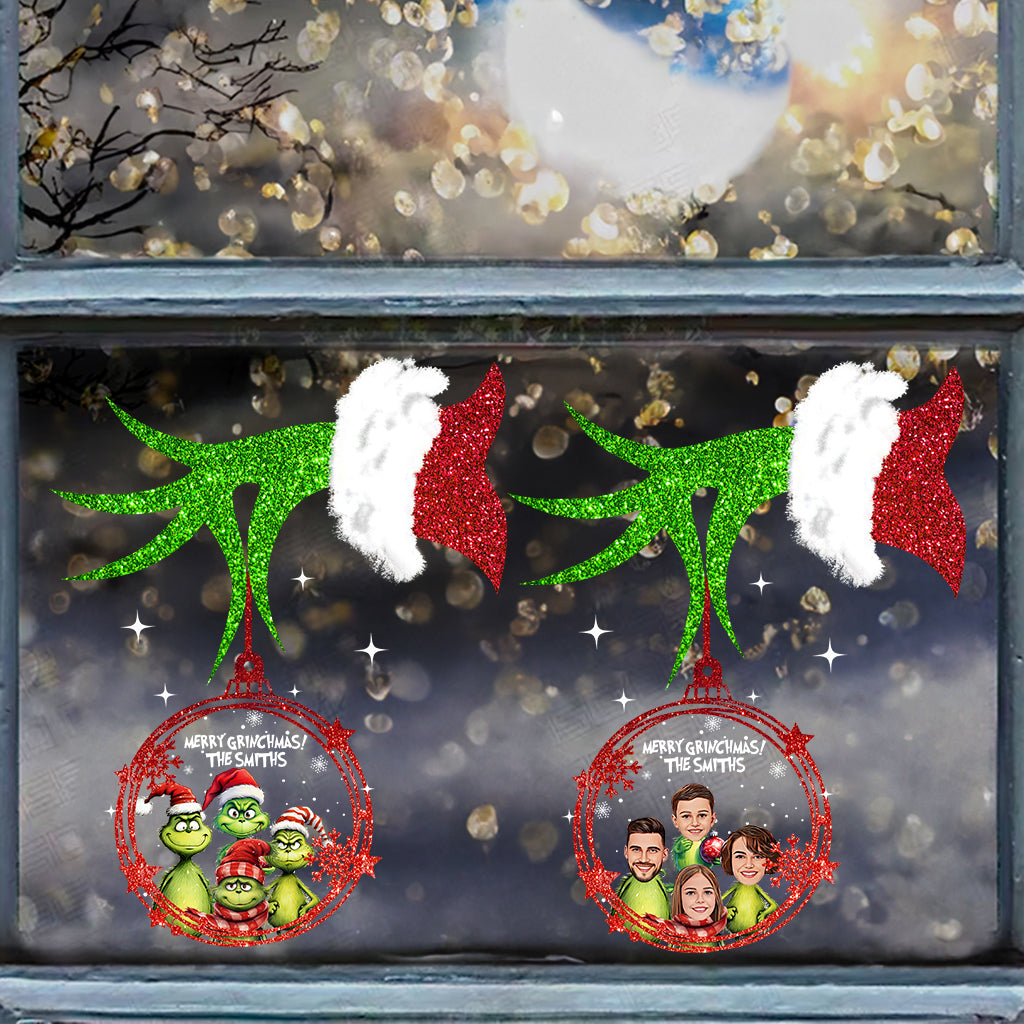 Personalized Merry Grinchmas Decal Die Cut for Christmas