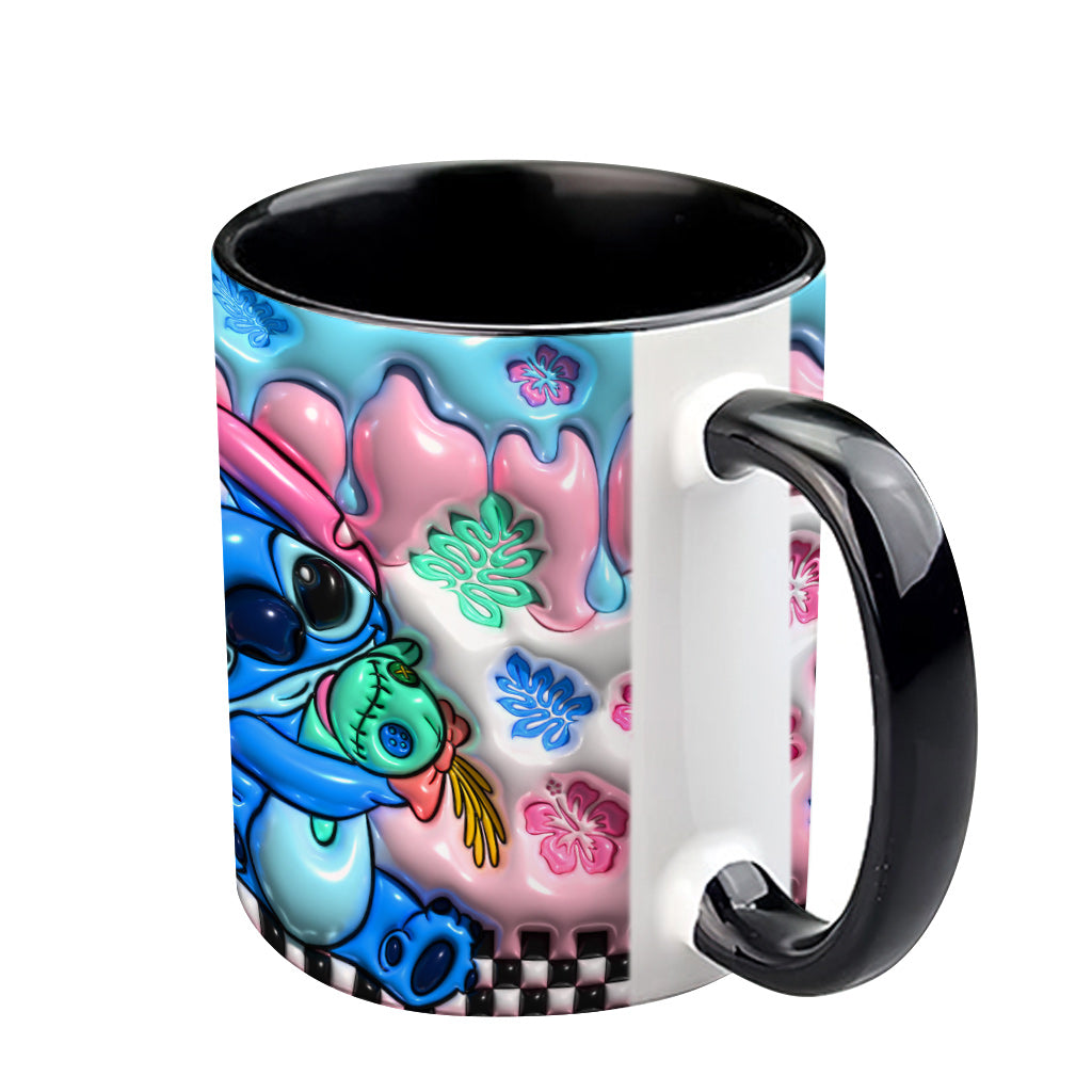 Personalized Ohana Accent Mug Custom Name Gift for Family