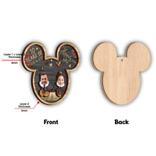 Load image into Gallery viewer, Personalized Mickey Mouse Layered Ornament Custom Gift for Couples
